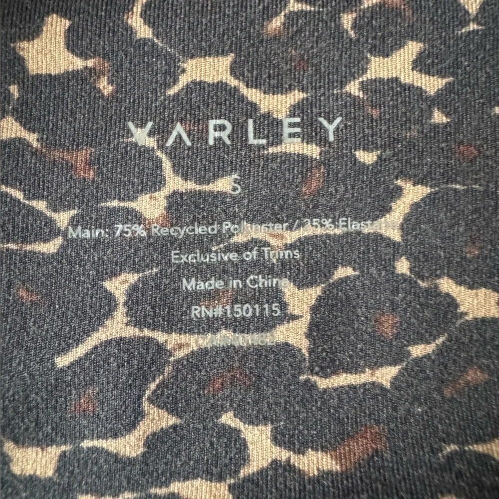Varley Luna Yoga Leggings Tortoise Leopard size Small